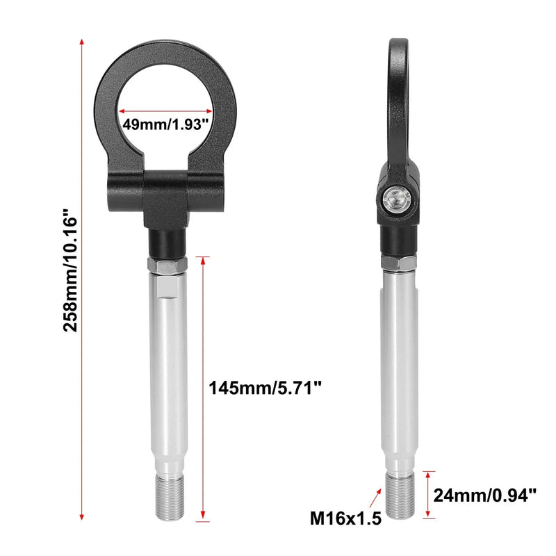 Subaru Impreza WRX BRZ Black Front Bumper Tow Hook Screw (2015-2021)