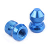 Car Truck Motorcycle Bike Blue Universal Tyre Air Valve Caps