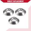 Jeep CJ5 (1968-1983) - Metal, Silver Tone Dashboard Switch Bezel Nut Set