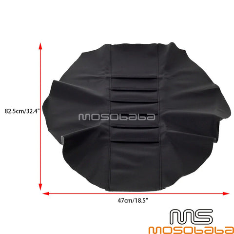 Honda Suzuki Yamaha Off Road Dirt Bike Universal Ribbed Gripper Seat Cover
