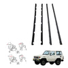 Toyota Land Cruiser HDJ79 PZJ75 Front Door Glass Weatherstrip