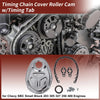 Chevy SBC Small Block Timing Chain Cover Roller Cam w/Timing Tab