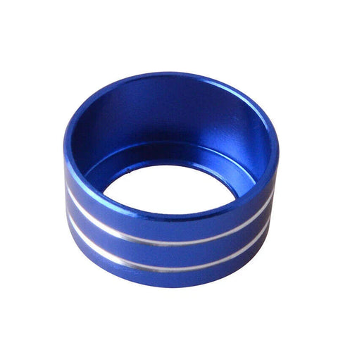 Blue Aluminum Car Auto Release Mirror Switch Knob Trim Cover Assembly
