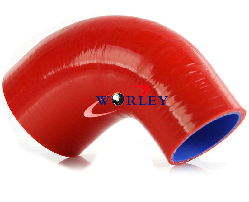 Car 2" to 2.5" Silicone 90 Degree Elbow Reducer Pipe Hose