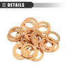 Mercedes-Benz SL 550 25 x Oil Drain Plug Gaskets (2007-2012)