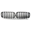 BMW X5 F15 X6 F16 M 2 x Black+Chrome Front Grill Dual Slat (2014–2018)