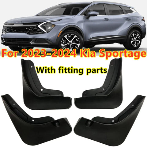 4Pcs/Front Rear Splash Fender Mud Flaps Guards/for Kia Sportage (2023–2024)