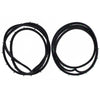 Door Rubber Seal Weatherstrip LH+RH Fits Toyota Corolla KE20 KE26 2D SED 70-74