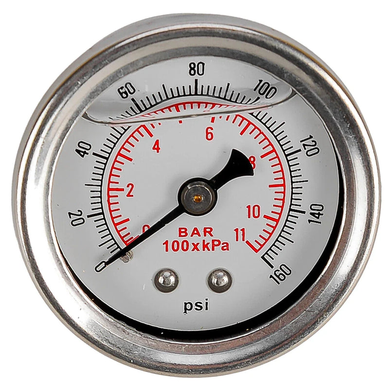 Universal Vehicles 1/8" NPT Fuel Pressure Gauge 0-160 psi