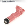 Toyota 4Runner 2.7 (1998-2000) 1 Pc Pink Fuel Injector 23209-79135