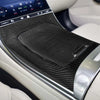 Carbon Fiber Console Armrest Box Panel Cover Trim fit Benz C-Class W206 2022+