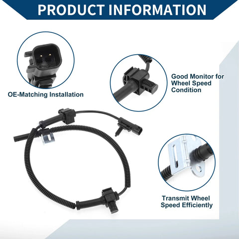 Chevrolet Silverado Rear Left ABS Wheel Speed Sensor