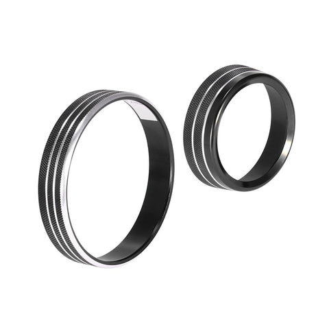 Ford Mustang (2015-2020) Black 3 x Car Headlight Volume Tune Knob Covers