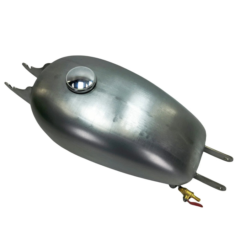 Harley Davidson DYNA 10L Silver Petrol Fuel Tank w/Cap (2004-2006)