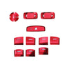 Honda CR-V Red Door Armrest Window Switch Cover Trim (2017-2019)