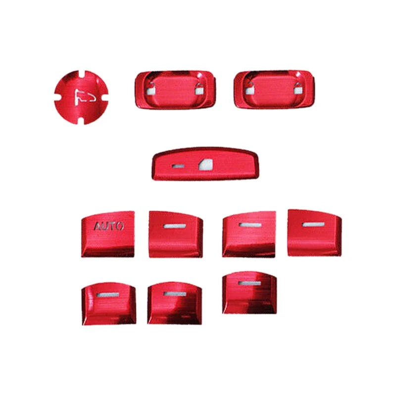 Honda CR-V Red Door Armrest Window Switch Cover Trim (2017-2019)