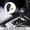 Ford Fusion Pebbled Gear Shift Knob Cover Black/Grey Faux Leather (2013-2016)