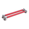 Car Adjustable Red Front Bumper Lip Splitter Strut Rods
