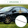Honda Civic 2 x Rear Left Right Weatherstrip Window Seals (2016-2021)