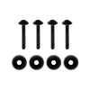 Harley Road Glide Windshield Bolts Titanium Alloy Black (2015–2024)
