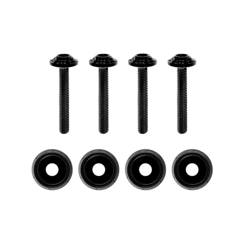 Harley Road Glide Windshield Bolts Titanium Alloy Black (2015–2024)