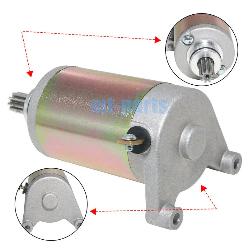 Suzuki RV125, RV200 VanVan, GN125E Starter Motor (2003-2016, 2017, 1982-2001)