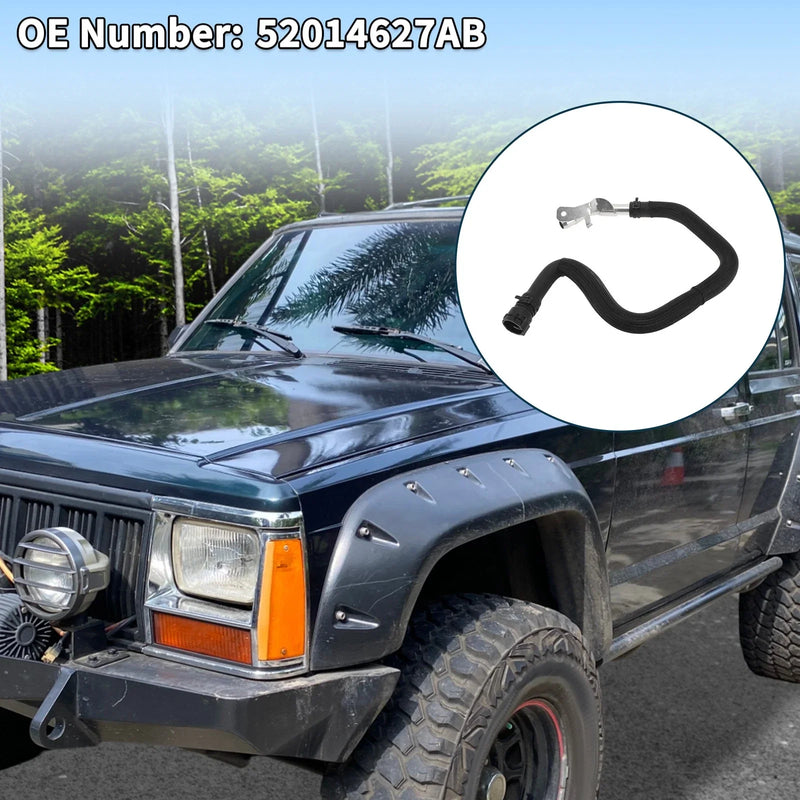 Jeep Cherokee (2014-2018) Rubber Metal Black Radiator Hose Water Pipe