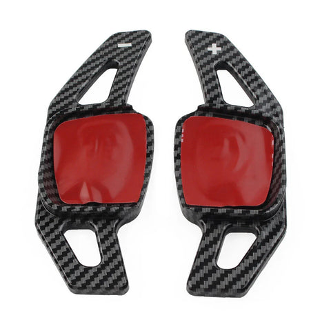VW Golf MK8, Jetta, Tiguan Black Steering Wheel Shift Paddle Shifter Extensions