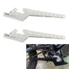 Surron Light Bee S X / L1E & Segway X160 Silver Passenger Foot Peg Extensions