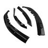 BMW 5 Series G30 M Sport Gloss Black Front Bumper Spoiler Lip (2017-2020)