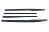 Toyota Highlander Glossy Black Door Side Body Molding Cover Trim (2020-2022)