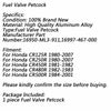 Honda CR 125R 250R 450R 480R 500R Fuel Tap Petcock (2000-2007)
