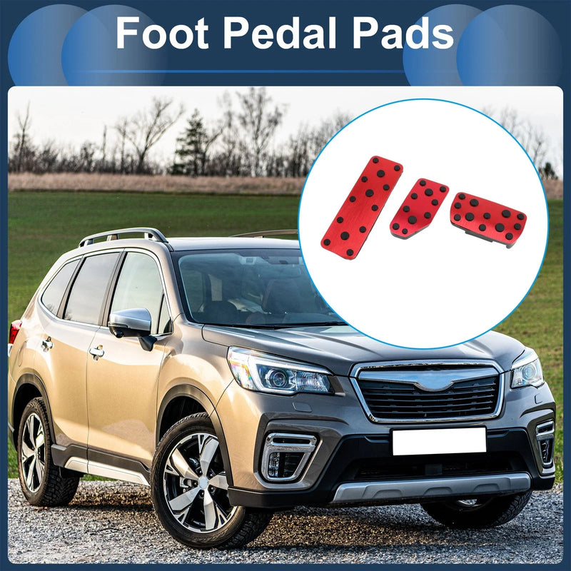 Subaru Forester 3 x Automatic Foot Accelerator Pedal Covers (2019-2021)