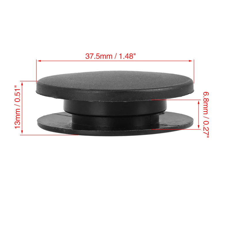 Mercedes GLK SLK ML RS 4 x Car Floor Mat Clips Black 1.48 Inch (2008-2015)