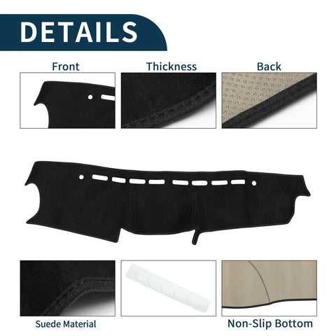 Suzuki Jimny JB64 JB74 (2018-2024) Black Dashboard Cover Mat