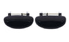 Daewoo Nubira J100 / J150 2 x Rear LH+RH Smooth Black Outer Door Handle (1997–2003)