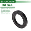 Oil Seal 40x62x8mm NBR Rubber Black 5 Pcs