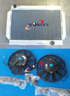 Holden V8 Chevy Motor Universal 3Cores Alloy Aluminum Radiator + Fan