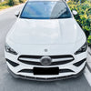 Benz CLA X118 C118 (2020-2023) Carbon Look 3pcs Front Bumper Spoiler Lip