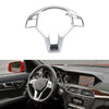 Mercedes-Benz C218 CLS Coupe Steering Wheel Trim Cover in Silver