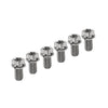 Motor Bike / Bicycle 6pcs M6x15mm Titanium Torx Head Flange Screws