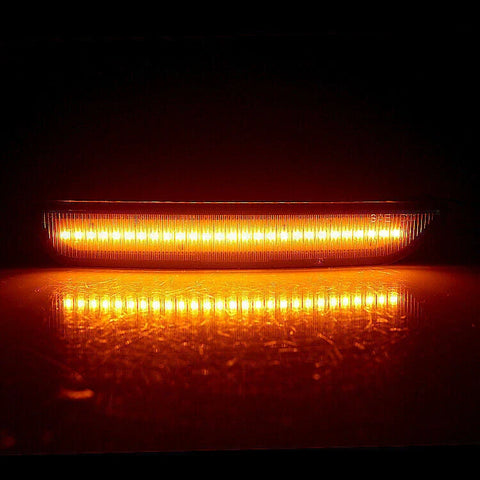 2010-2014 Ford Mustang GT Smoked-Amber LED Side Lights (2010-2014)