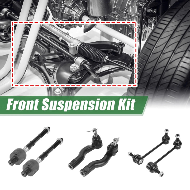 Mercury Milan 6 x Front Suspension Kit Tie Rod Ends & Sway Bar Links (2006-2009)