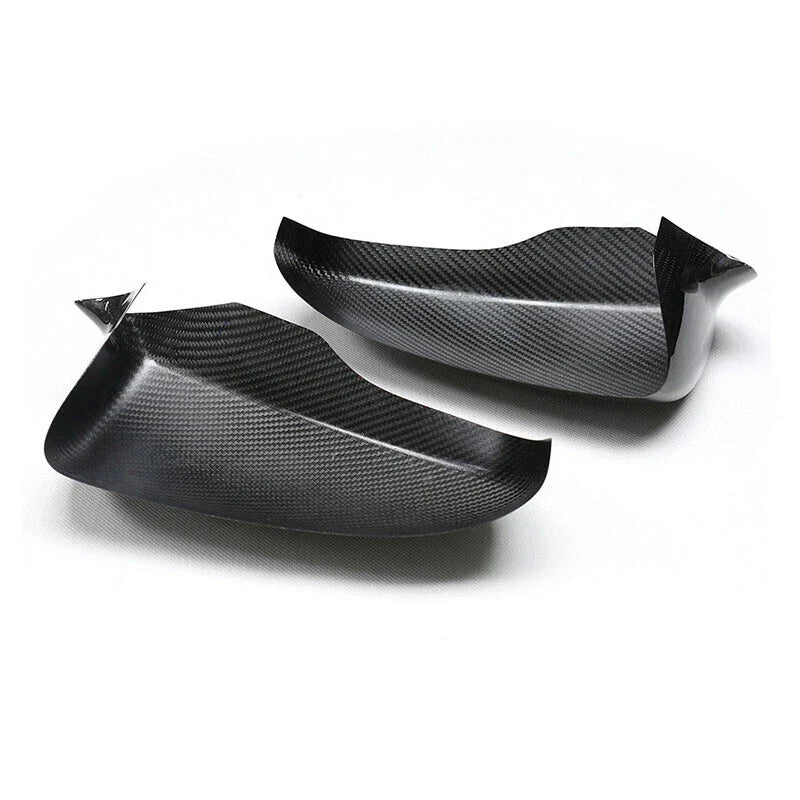 BMW M5 F10 2012-2016 F12 M6 100% Carbon Fiber Add-on Side Mirror Caps Trim