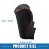 Jeep Gear Shifting Knob Cover - PU Leather Carbon Fiber Black Red