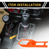 Jeep Wrangler JL JLU (2018-2024) Orange 4WD Gear Shift Panel Cover
