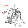 Toyota Land Cruiser 1990-2006 RR Door Glass Inner Weatherstrip