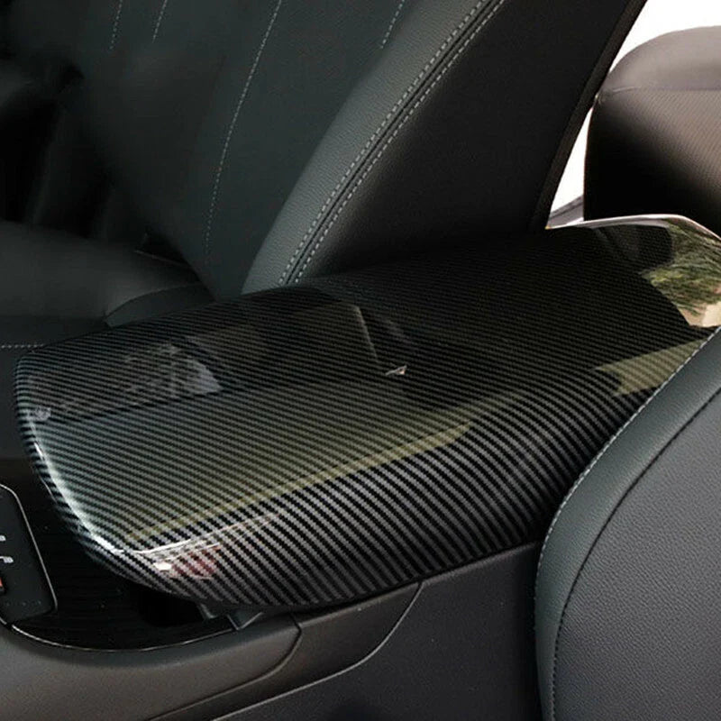 Toyota Venza Carbon Fiber Console Armrest Box Cover Trim (2021–2022)