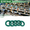 Oil Seal 20x30x5mm TPU Rotary Shaft Seal High-Pressure Green 5 Pcs