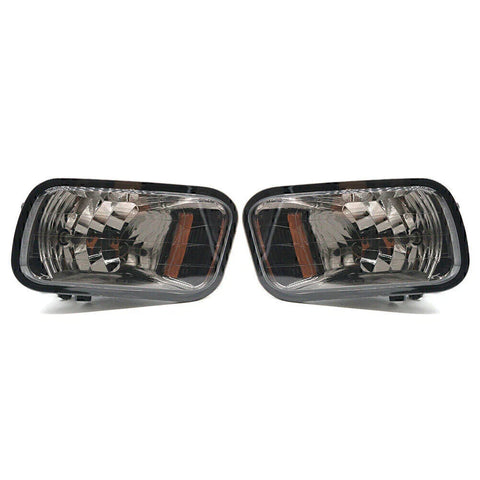 Dodge Ram 1500 2500 3500 Black Front Fog Light Lamps (2009-2012)
